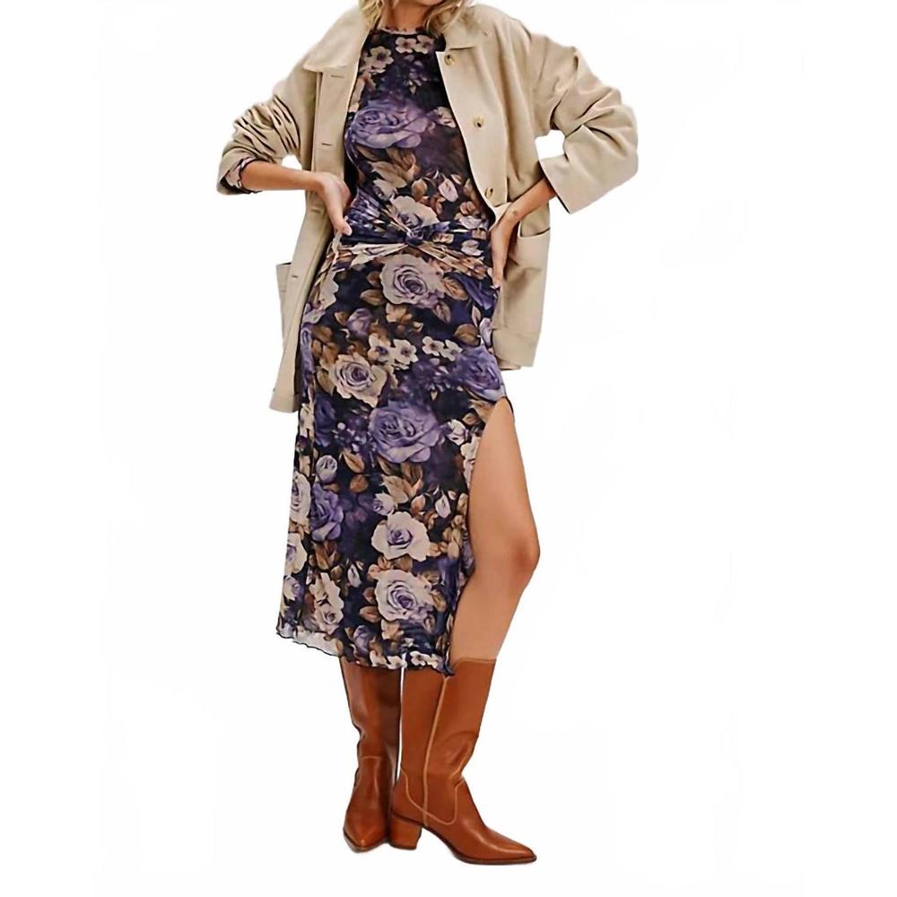 NEW FREE PEOPLE gianni maxi dress in denim combo - Picture 5 of 5
